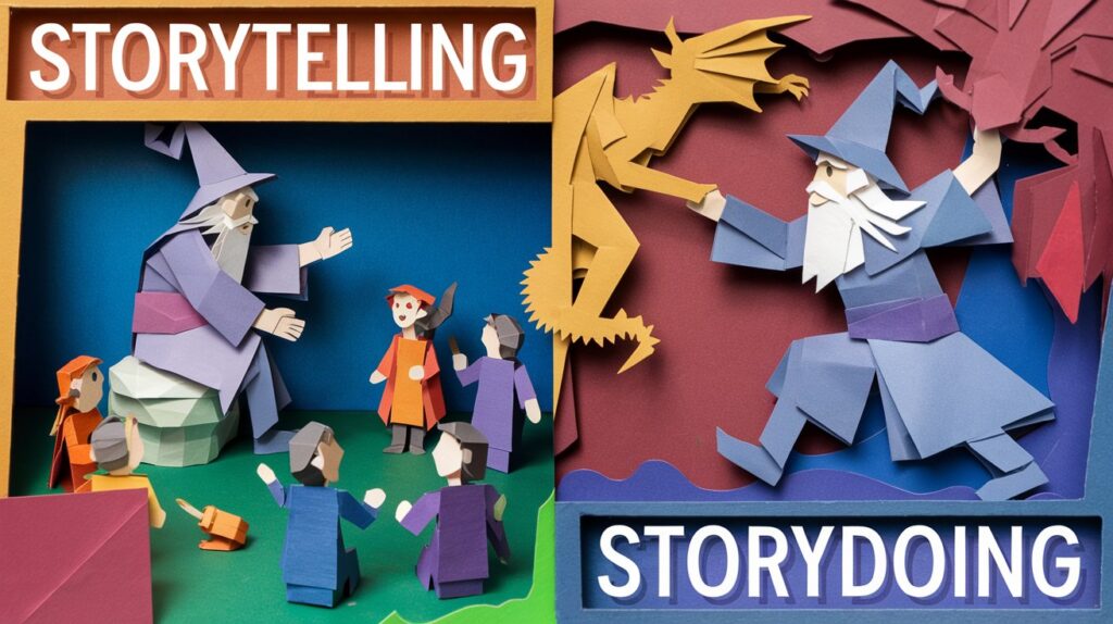 Storytelling vs Storydoing